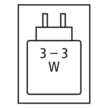 Alimentation électrique haute performance requise: 3.0 W / Alimentation électrique minimale requise: 3.0 W / USB PD: Non 