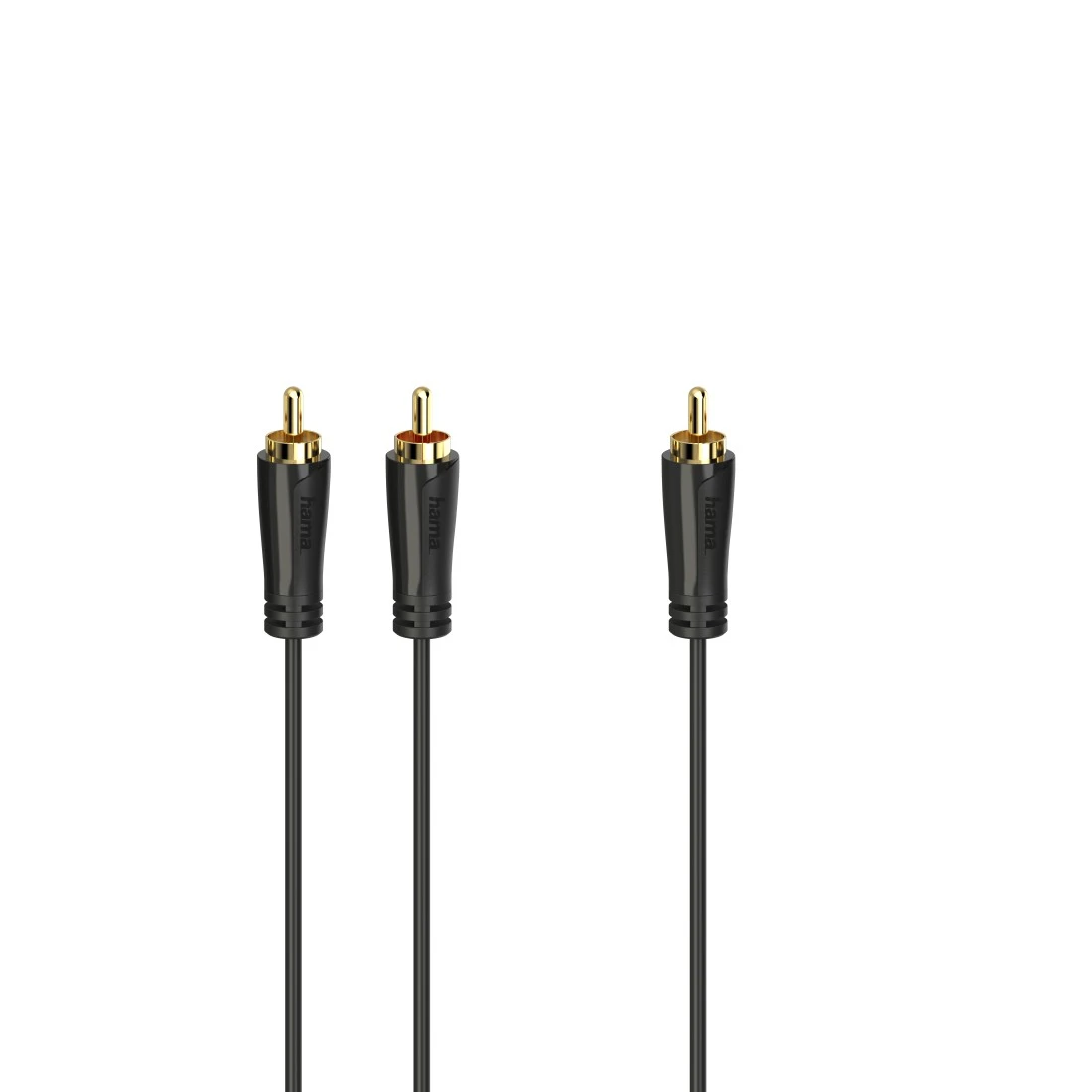 InLine 89801P RCA-kabel VIDEO & digitale AUDIO, premium, vergulde stekker, 1 x RCA-stekker/stekker, 1 m