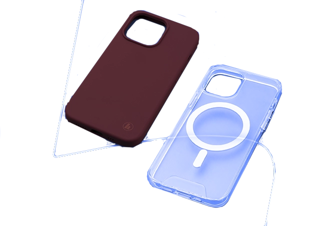 Deux coques iPhone