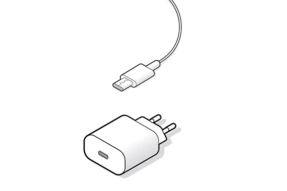 USB-aansluiting: B